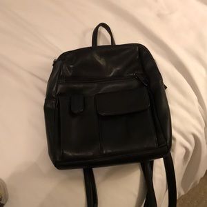 Never used black backpack bag